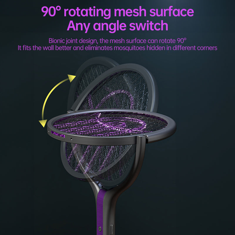 2 - in - 1 Multi Mosquito Killer. Retractable Angle Lamp. USB - Rechargeable. Bat - Repellent