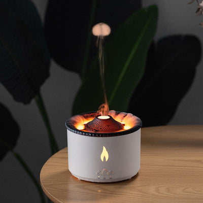 Flame Aromatherapy Machine Household Large Capacity Intelligent Volcano Humidifier