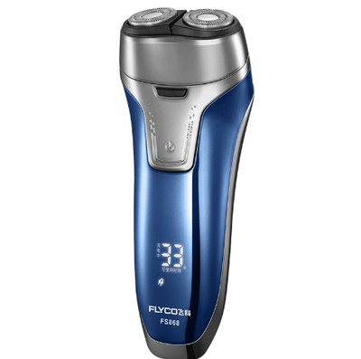 Flyco Electric Razor 2 independent floating heads Full Body washable Electric shaver FS868