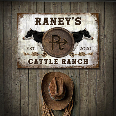 Cattle Brand - Holstein Sign