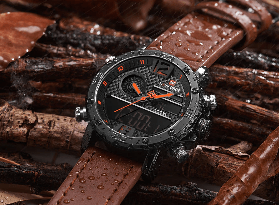 Men's Sports Waterproof Digital Analog Multifunction Watch Excellent Design Perfect Gift