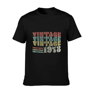 40th Birthdays Women Men Vintage Heathered Texture T-Shirt