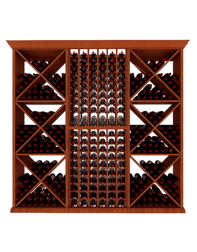 7 Foot Wine Cellar Storage System | 388 Bottle Capacity