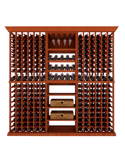 7 Foot Wine Cellar Storage System | 320 Bottle Capacity
