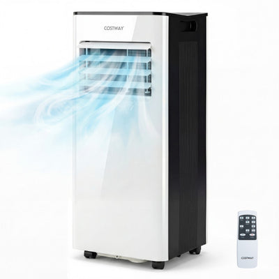 8000 BTU Portable Air Conditioner with Fan and Dehumidifier and LED Display