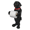 Toilet Paper Holder - Standing Black Lab
