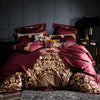 4pcs. or 6pcs. Embroidery Duvet or Quilt Cover Set