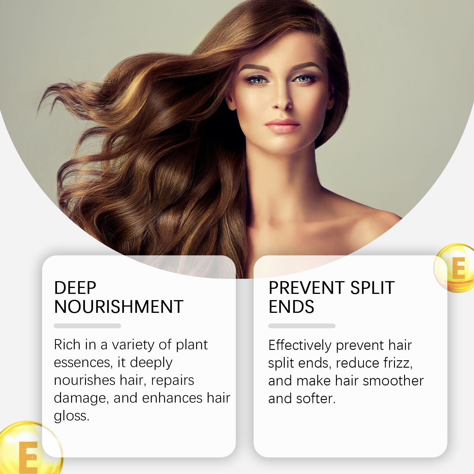 Leave-In Repair Hair Spray Nourishes Hair With Natural, Fluffy, Silky And Glossy Leave-In Hair Spray