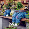 Garden Art Jeans Garden Decoration Ornaments Flower pot resin artifact Garden design planting decoration