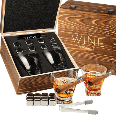 The Wine Savant Luxurious Cigar Glasses - Set of 2