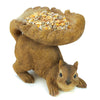 6'H Woodland Squirrel Bird Feeder