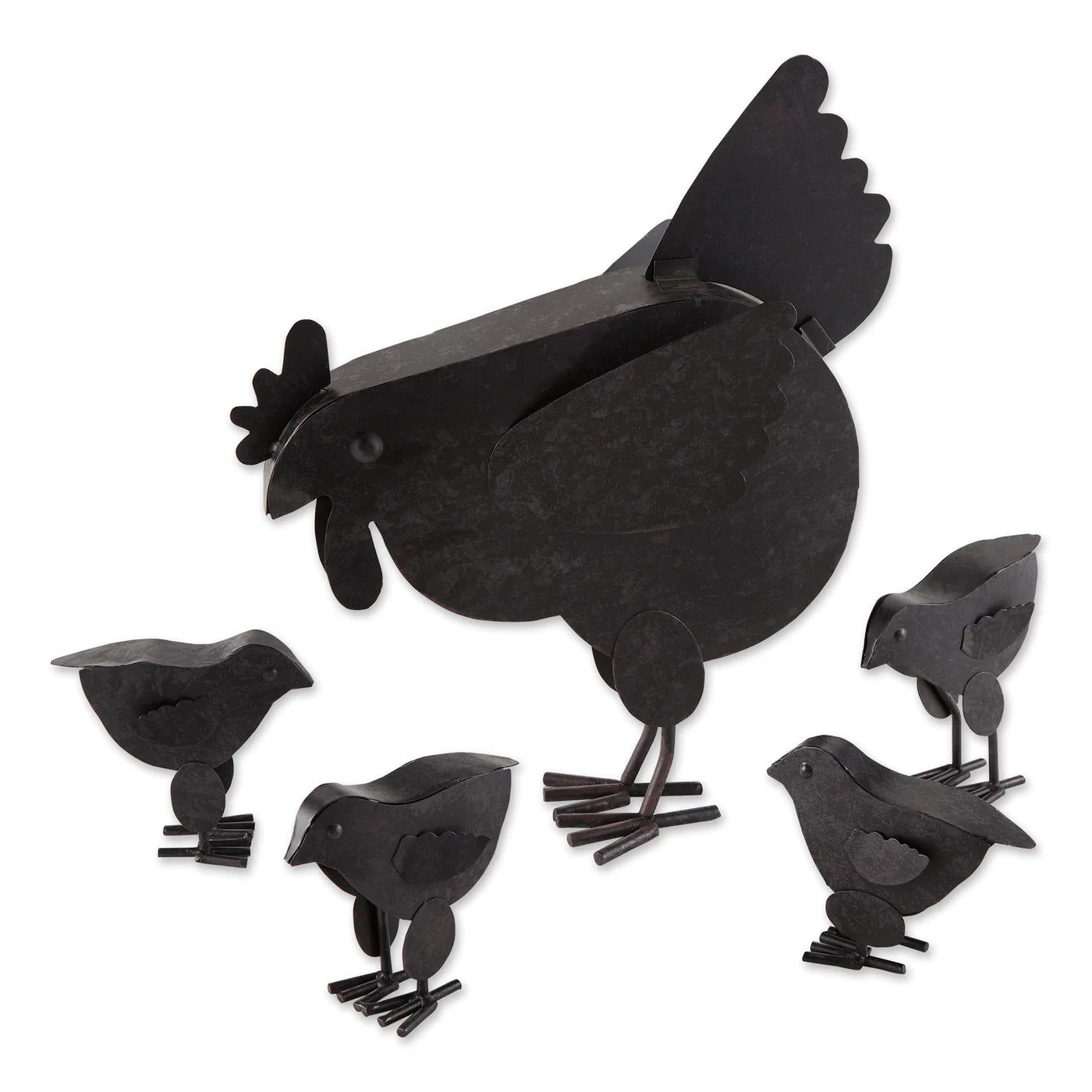Hen with her Chicks Sculpture