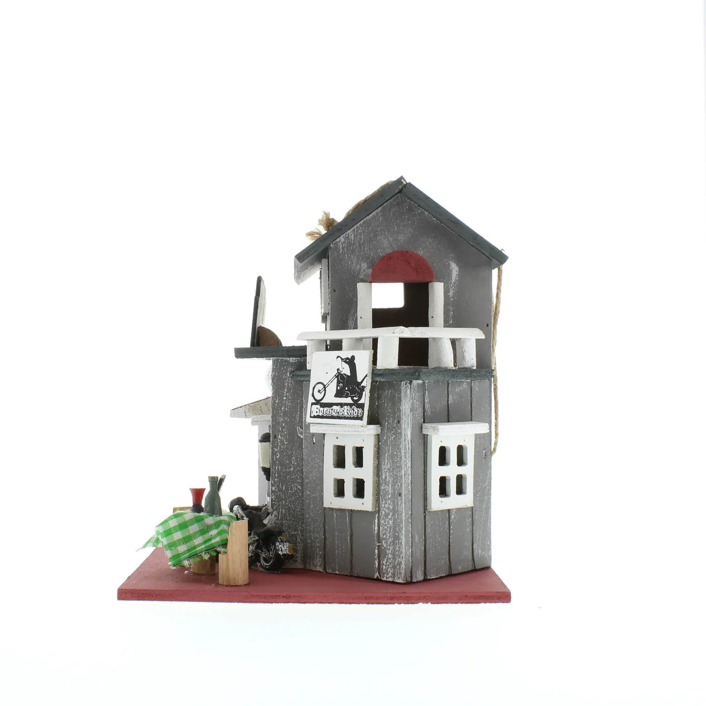 9'H Route 66 Biker Bar Birdhouse