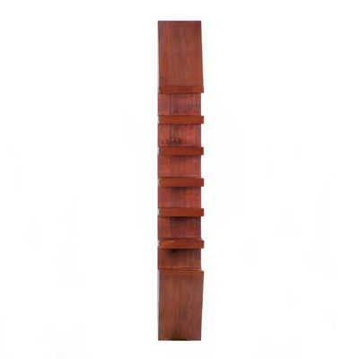 SLEEK WOODEN WINE WALL RACK