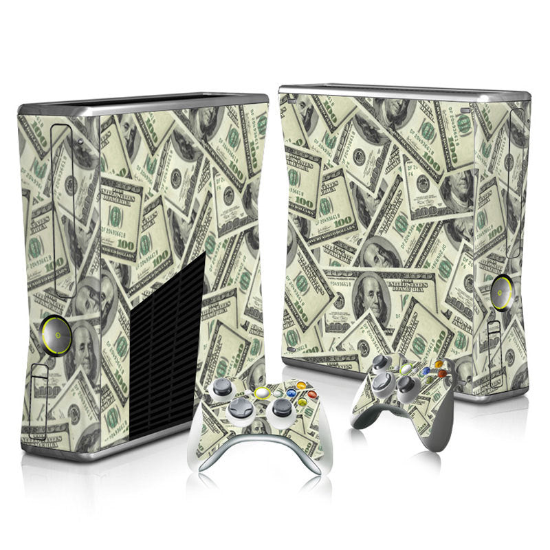 Xbox 360 Slim Full Body Color Membrane Stickers with Scratch-Resistant Protection