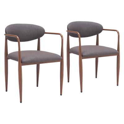 Zens Dining Chair (Set of 2) Truffle Gray