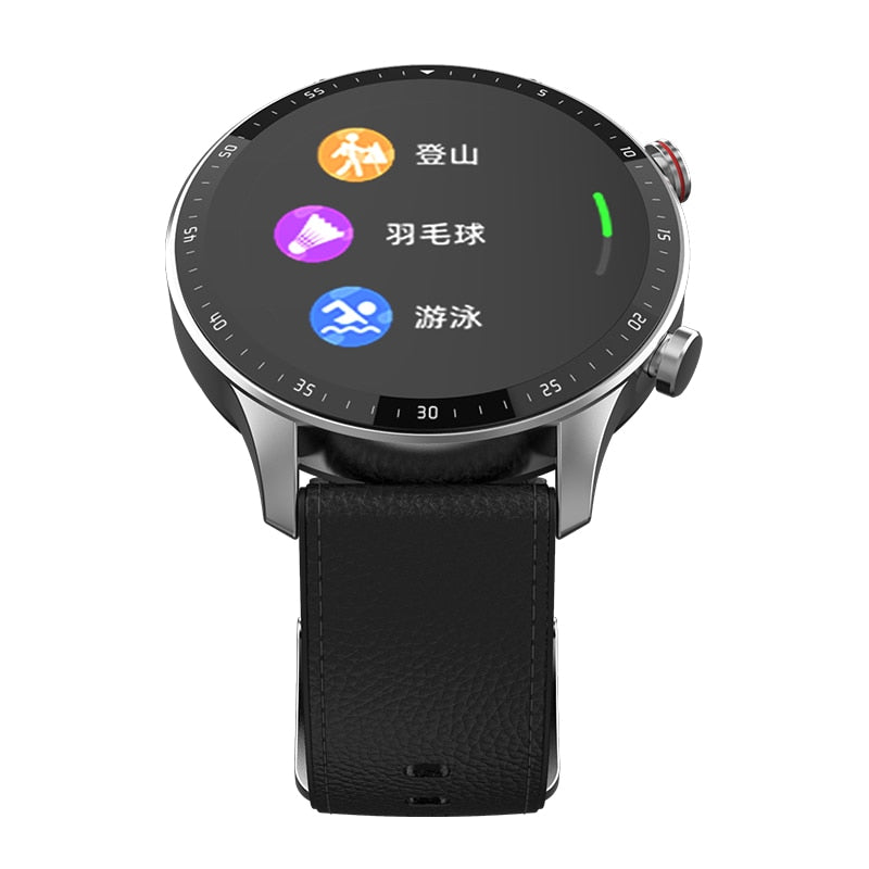 New FG08 1.3 Inch Smart Watch Full Touch Round Screen Display Bluetooth Call Waterproof TWS Music Smartwatch for Android IOS