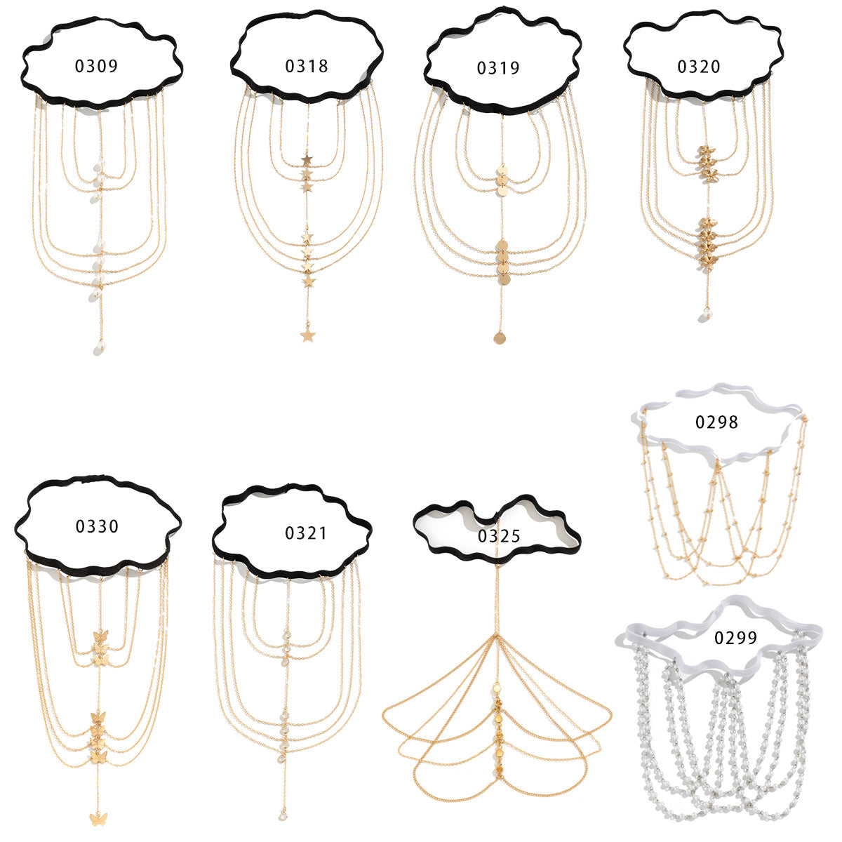Pure desire butterfly tassel leg chain female sweet cool multi-layer chain star shaped leg ring sexy thigh chain