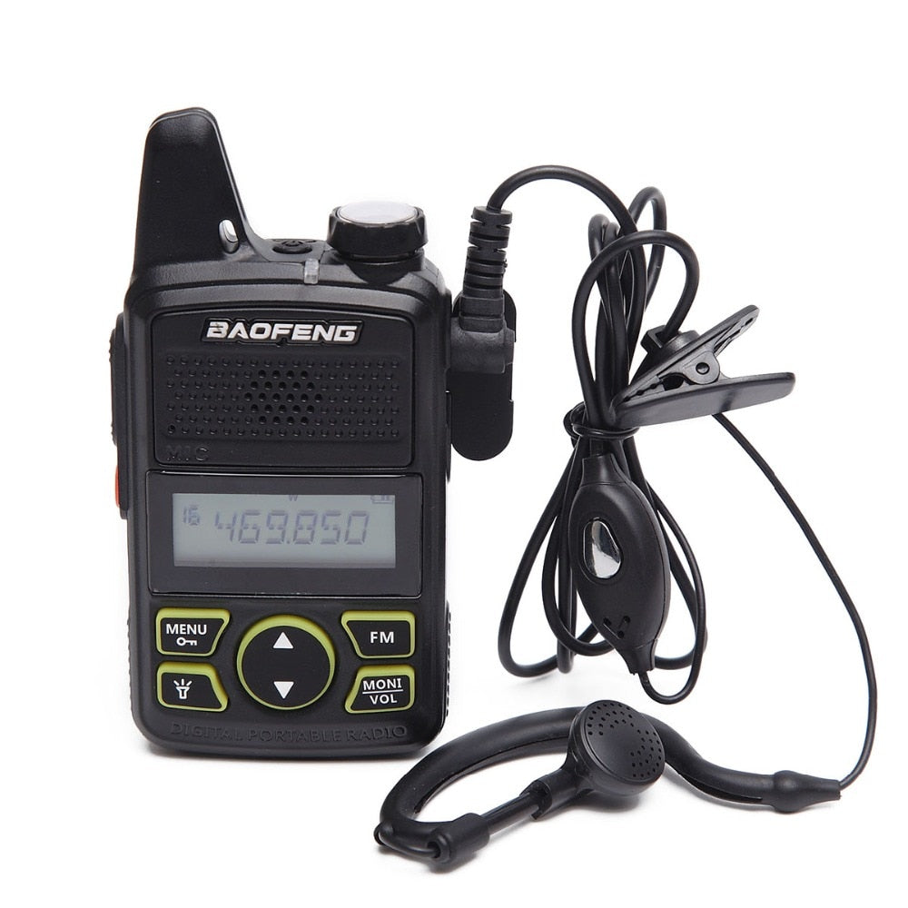 1pcs BAOFENG BF-T1 MINI Two Way Radio UHF 400-470mhz 20CH BFT1 Portable Walkie Talkie easy to carry BF T1