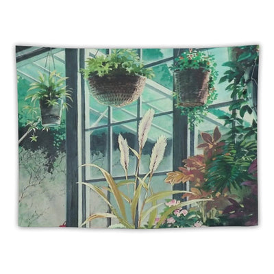 Anime Plants Scenery Tapestry