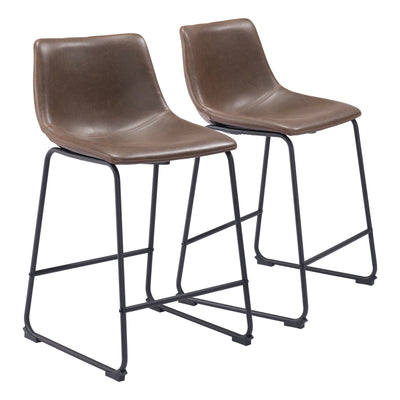 Smart Counter Stool (Set of 2) Vintage Espresso
