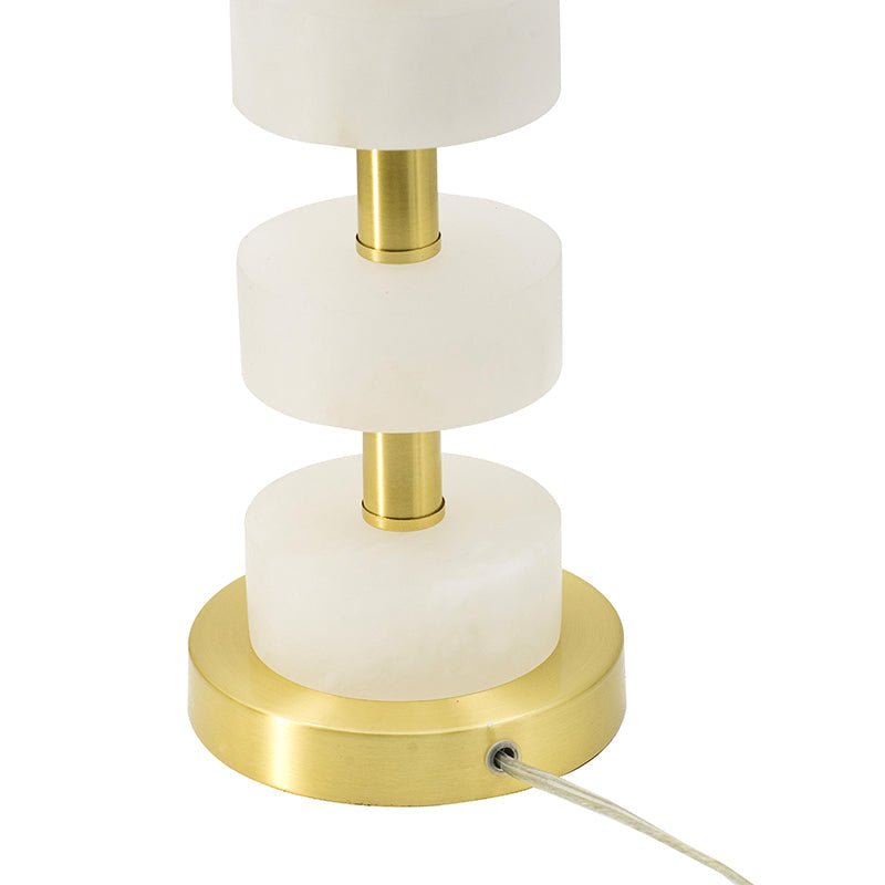 13x13x26' Marble Table Lamp