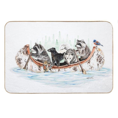 Critter Canoe - Forest Animals Bath Mat