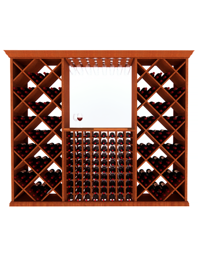 8 Foot Wine Cellar Storage System | 390 Bottle Capacity