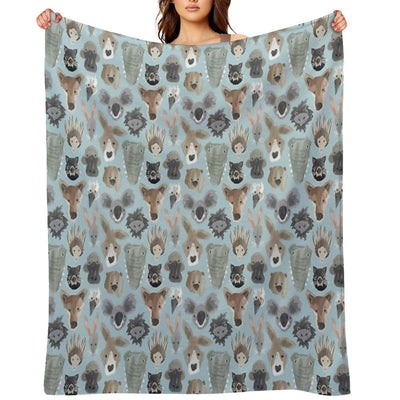 Dusky Outback Throw Blanket
