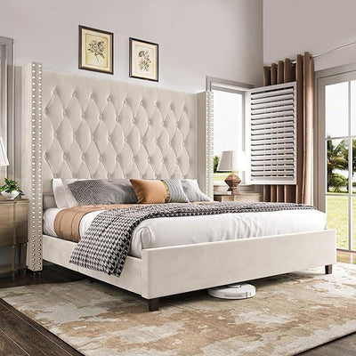 PaPaJet Queen Size Bed Frame with 61.4