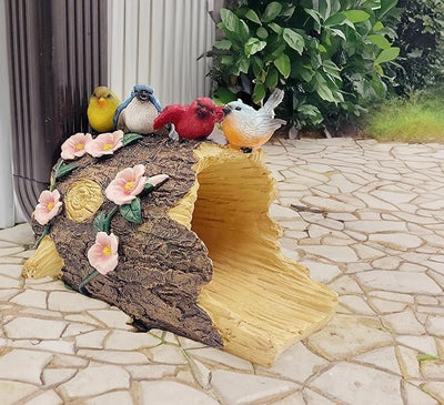 Bird Statues Gutter Downspout Extension Statues Garden Decoration,Resin Statue Outdoor Decor,Animal Downspout Diverter,Decorative Gutter Extension,3
