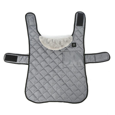 Heated Pet Clothing - New Fashion Warm Dog Cotton Jacket with Short Rabbit Fur