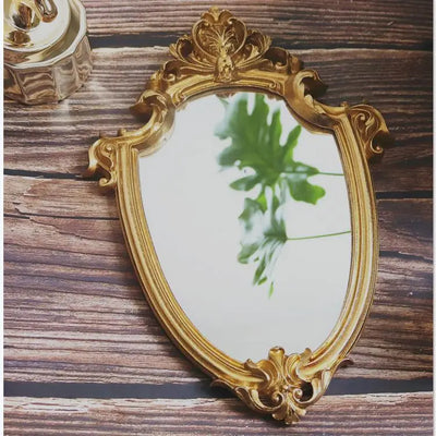 Vintage Baroque-Style Gold Mirror
