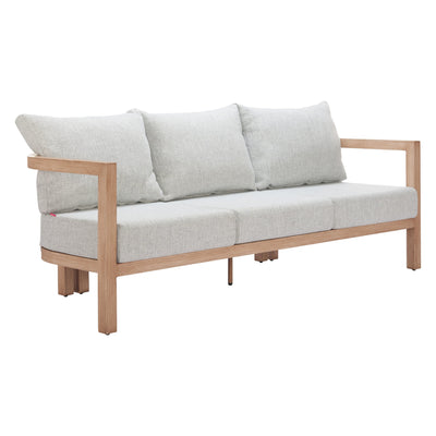 Leto Sofa Gray by Zuo Modern