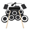 G3002 Portable Silicone 7 Pad Hand Roll Digital Drum Kit