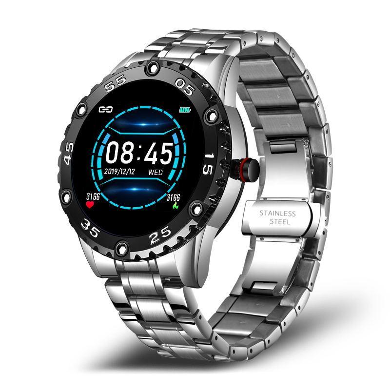 New Smart Watch For Men With IP67 Waterproof Protecion and Heart Rate Fitness Tracker Pedometer For Android and IOS sistems Steel Band Sports Men Smart Watch
