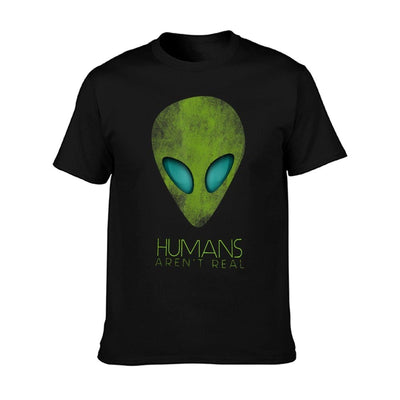 Alien Funny Humans Aren't Real Cute UFO Gift T-Shirt