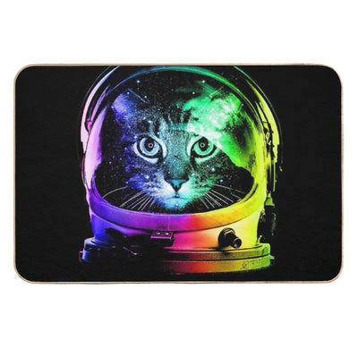 Astronaut Cat High-Traffic Bath Mat
