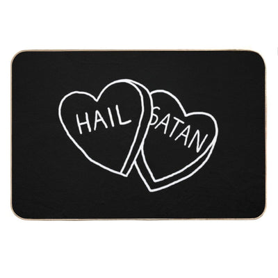 Hail Satan Candy Bath Mat