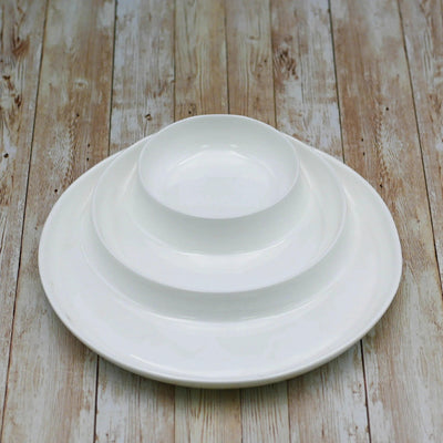 White Divided Dish 10
