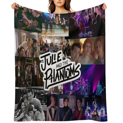 Julie And The Phantoms Band Collage Throw Blanket