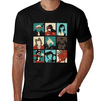 Fantasy Final Seven Trendy Pattern T-Shirt