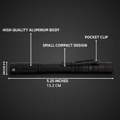 Mini LED flashlight Pen light Portable Torch 1 Switch Mode led flashlight For the dentist and for Camping Hiking Out