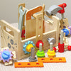 Children's wooden hand-held toolbox, screw and nut disassembly tool, desk tool, puzzle toy