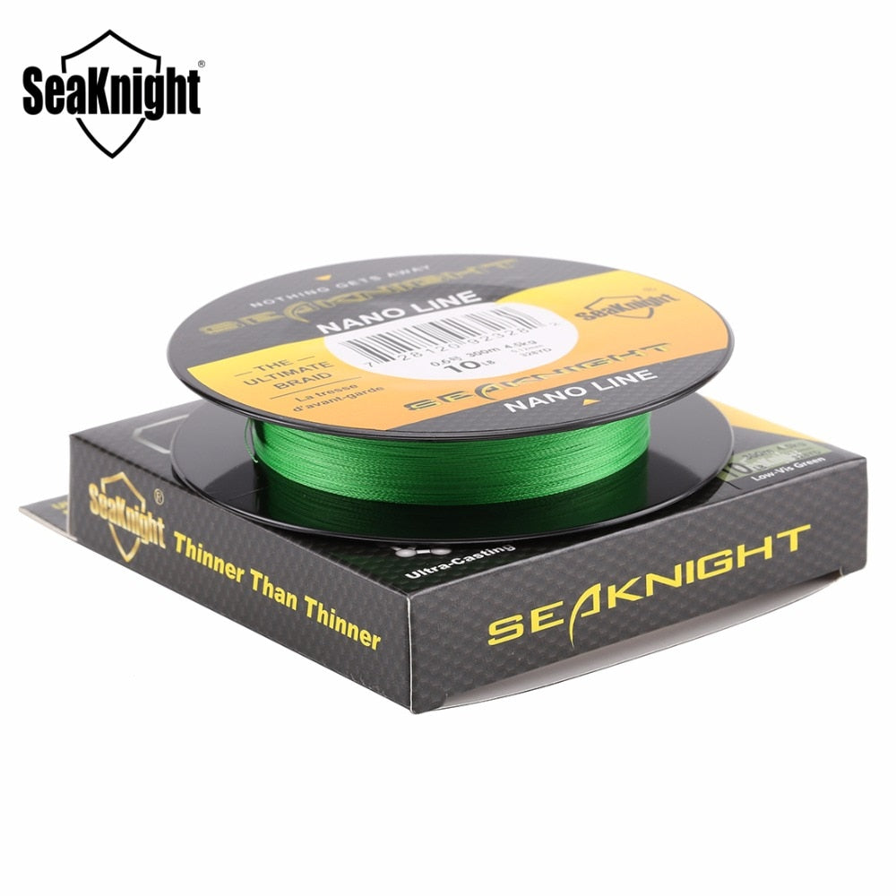 SeaKnight NANO 100M 300M 4 Strands Braided Fishing Lines Multifilament PE Fishing Line 4LB 6LB 8LB 10LB Diameter 0.07-0.12mm