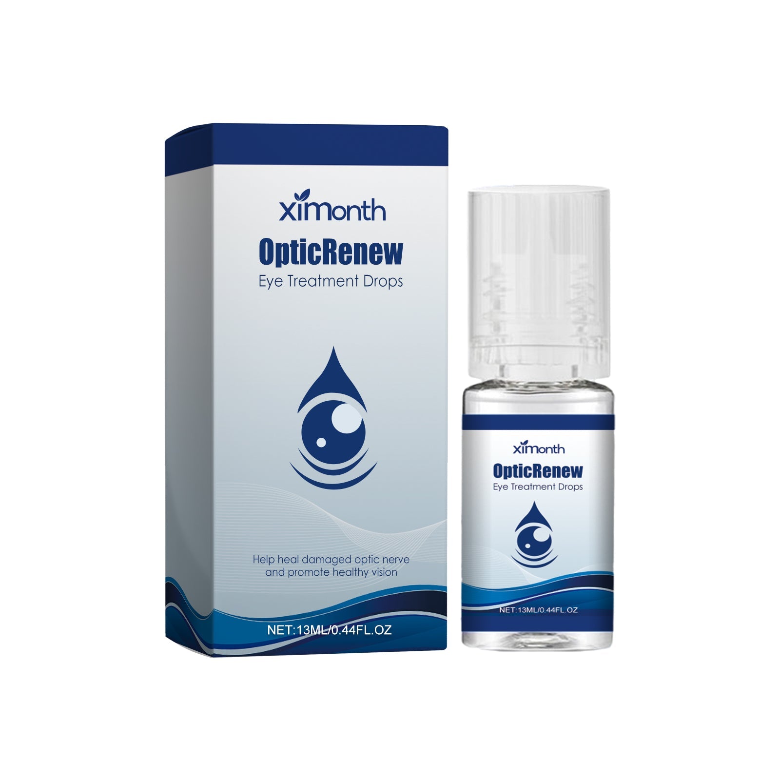 Optic Renew Eye Treatment Drops, Relieves Redness Eyestrain Dry Vision Blurry Eye Care Solution