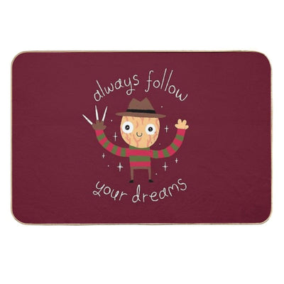 Always Follow Your Dreams Pet-Safe Bath Mat