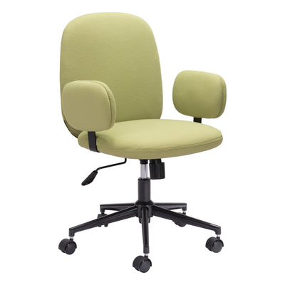 Lionel Office Chair Olive Green by Zuo Modern
