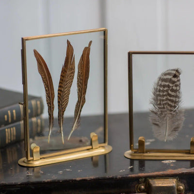 Solid Brass Frame with Stand