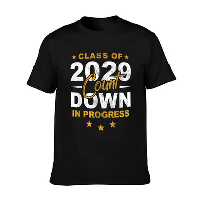 Class Of 2029 Count Down Graduating Fun First Day 8th Grader T-Shirt